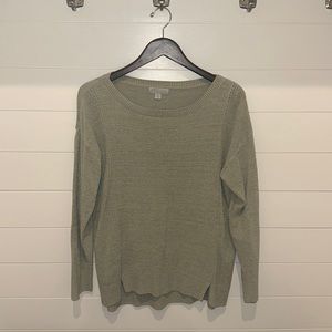 Barefoot Dreams Cozychic Ultr Lite Pullover Sweater - Green - Size M